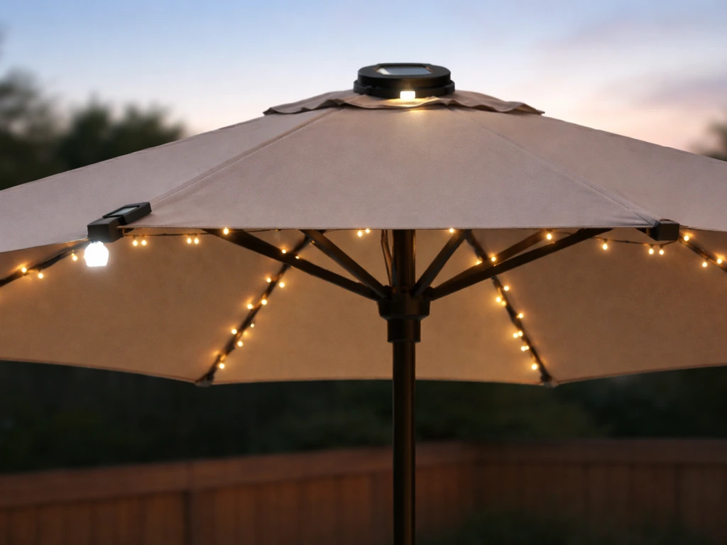 best solar lights for patio umbrella