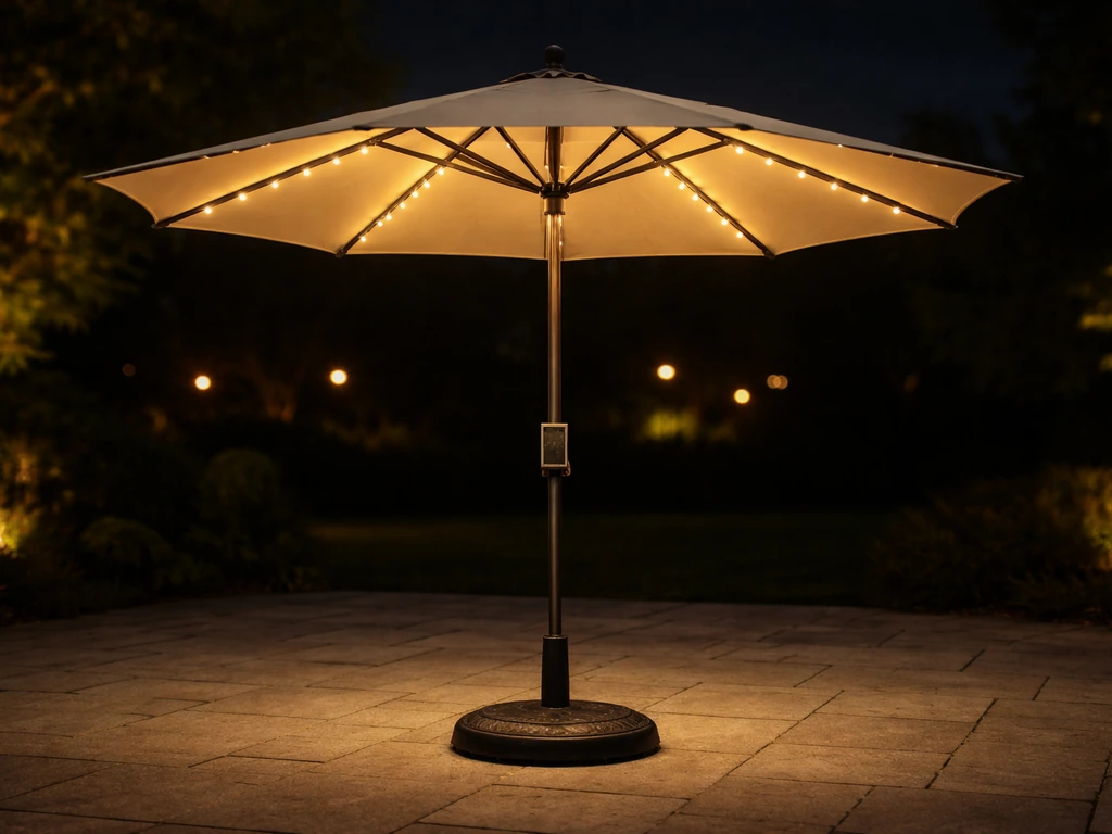 best solar patio umbrella