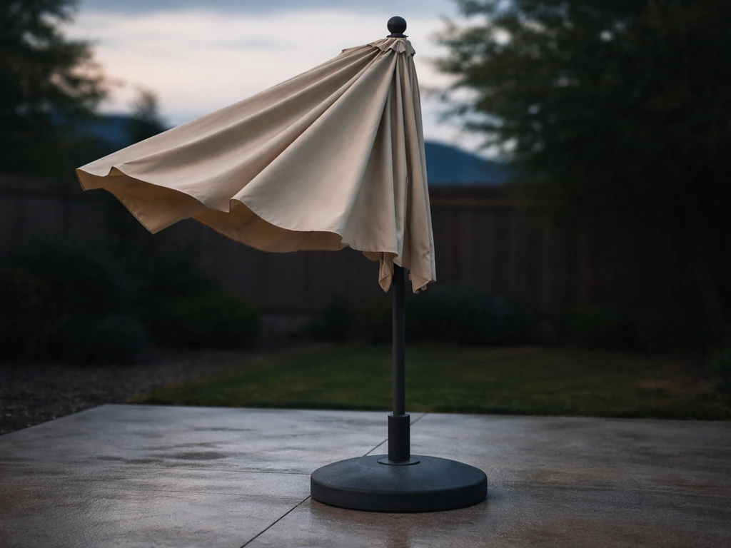 what makes a patio umbrella wind resistant